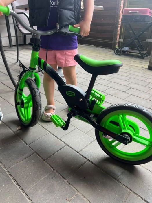 Rower dziecięcy zielony