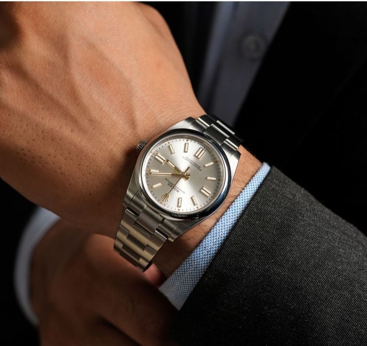 Rolex Oyster Perpetual Silver Dial