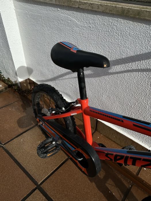 Bicicleta criança roda 16 spitz rush 160