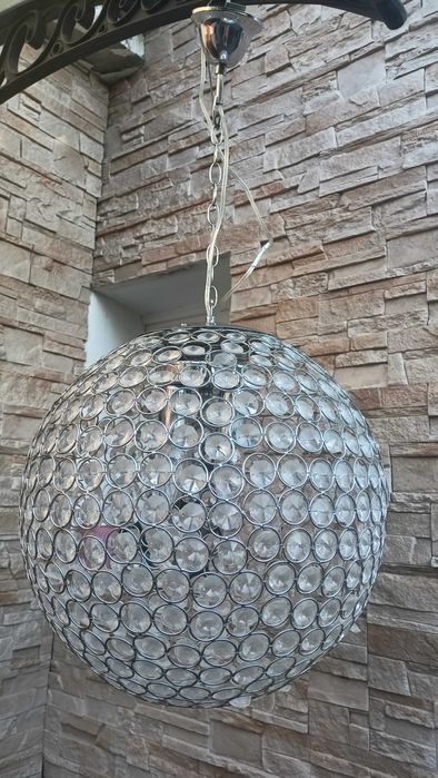 lampa wisząca kula do salonu (duża)