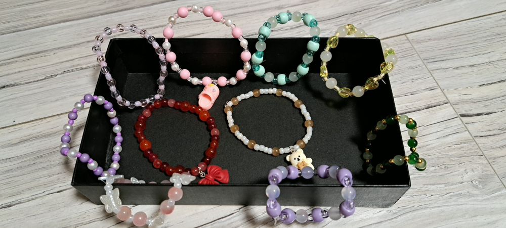 Bransoletki zestaw 10szt.