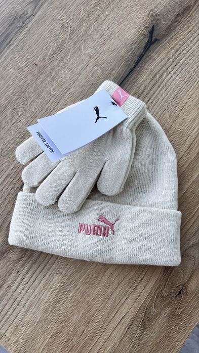 Шапка з рукавичками Puma