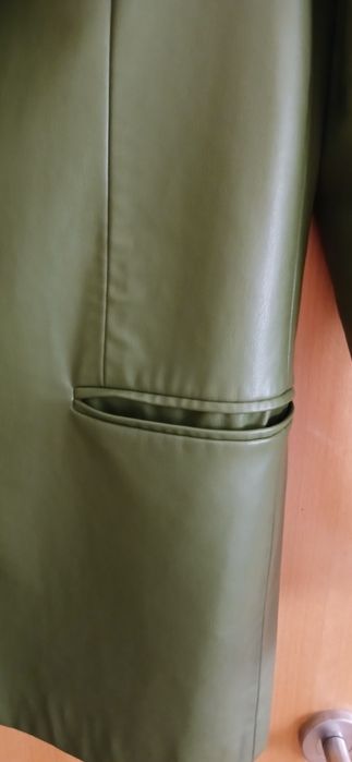 Blazer pele sintética, Zara