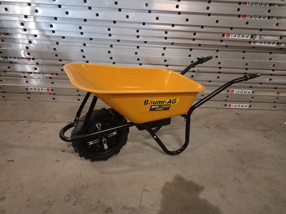 Taczka elektryczna akumulatorowa wozidło Baumr-AG 700E 500W 100L 180kg