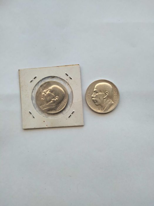 Duas moedas em Prata 600 Brasil 5000 Réis