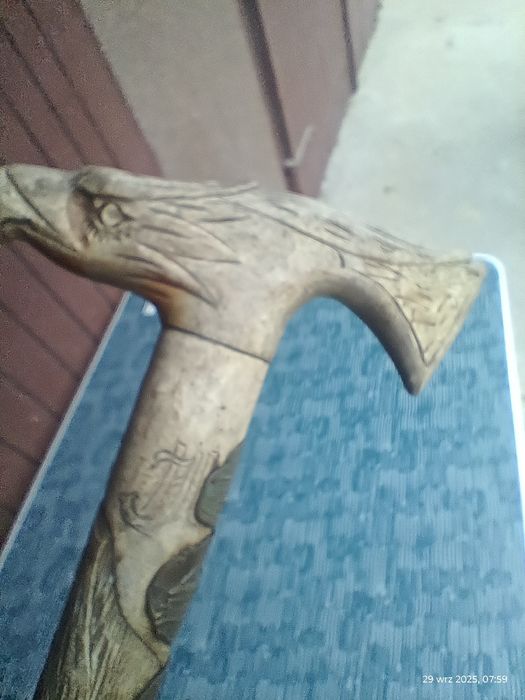 Przedwojenna laska ciupaga góralska