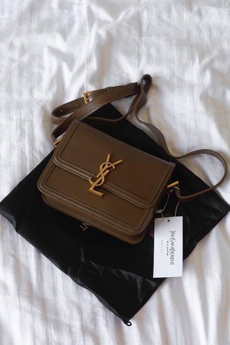 Сумка Yves Saint Laurent / сумочка ів сен лоран коричнева