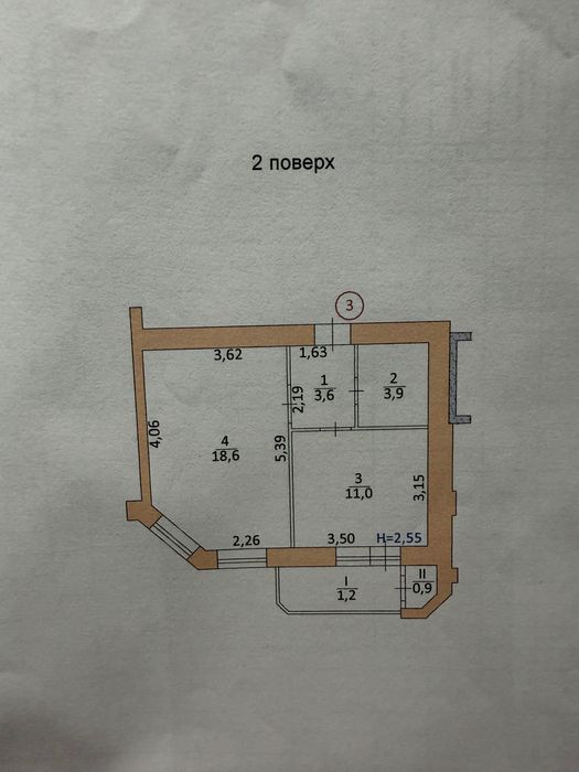 1-кімнатна квартира Довженка 26 східний Тернопіль