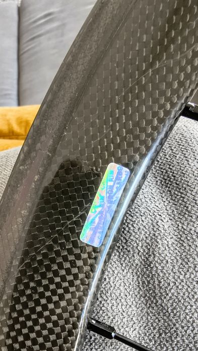 Aros bicicleta em carbono tubeless como novos