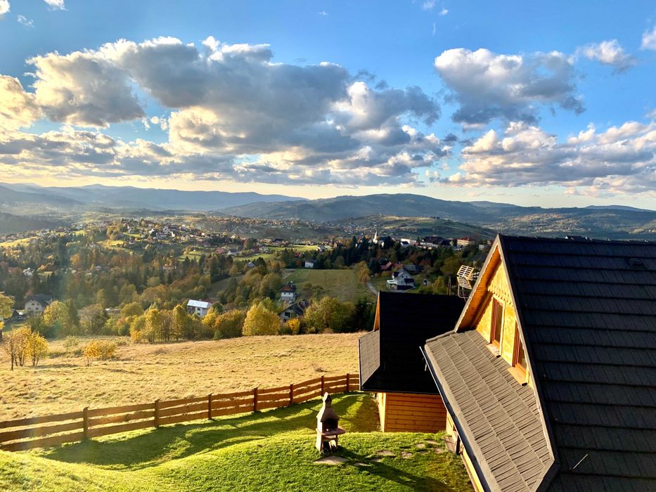 Dom w górach Wakacje Basen Koniaków Beskidy Balia Jacuzzi