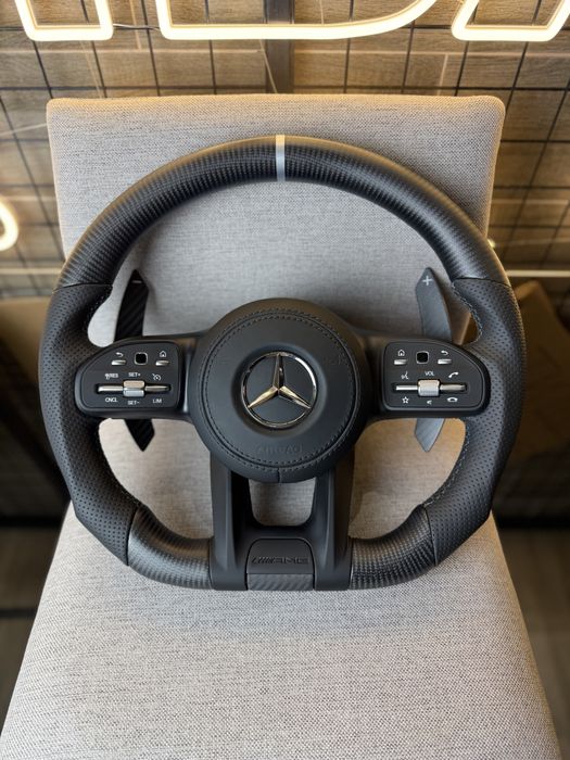 Руль MERCEDES-BENZ AMG матовый карбон