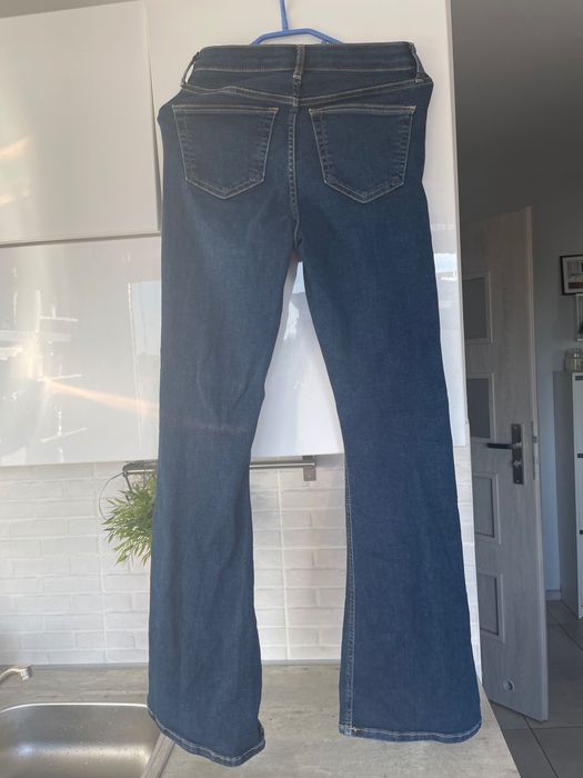 Topshop Jamie flare spodnie jeansy dzwony 26 30