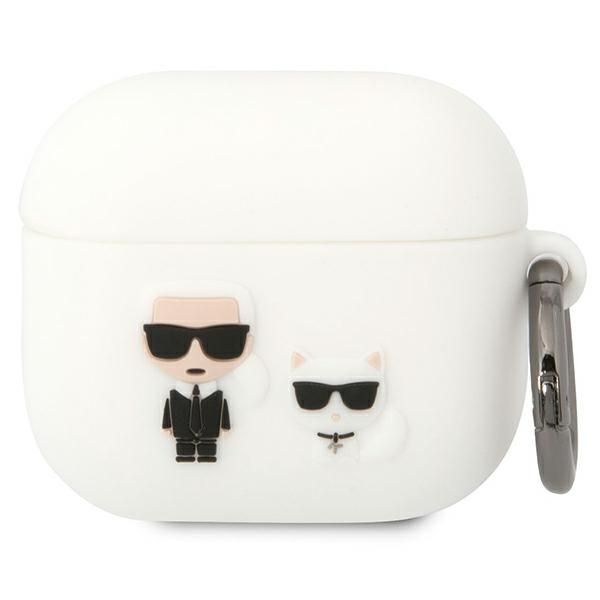 Karl Lagerfeld KLACA3SILKCW AirPods 3cover biały/white Karl &