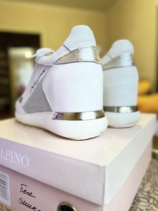 Кросівки ALPINO,шкіра/замша, дихаюча мембрана, 37р.-24см‼️ТУРЕЧЧИНА