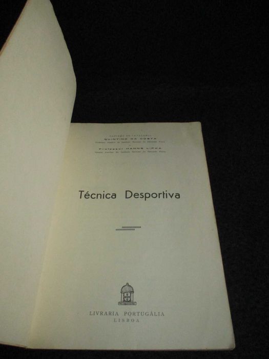 Livro Desportos Atléticos Quintino da Costa Hans Lipka 1941