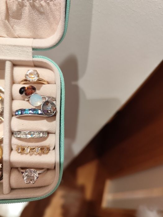 Anéis Swarowsky tamanho grande