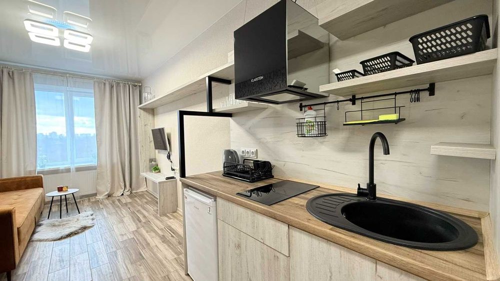 Студія в новобудові/ метро Ботанічний сад