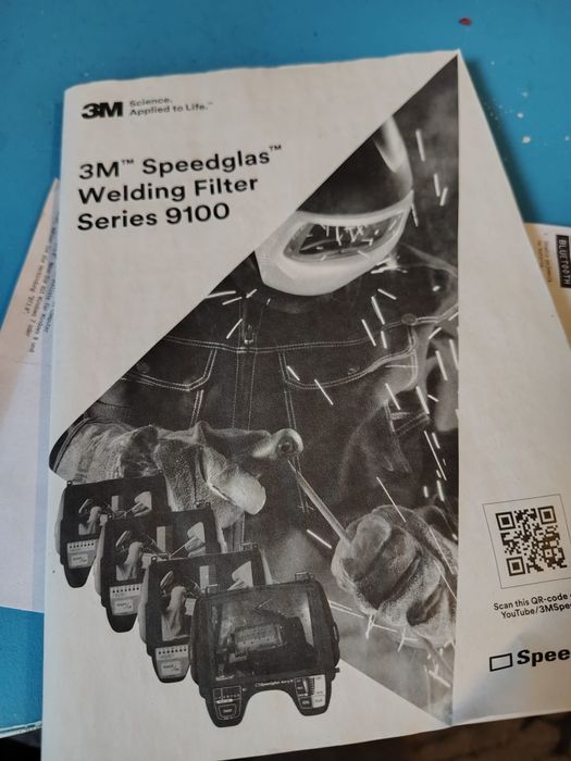 Speedglas 9100 filtr, wyświetlacz
