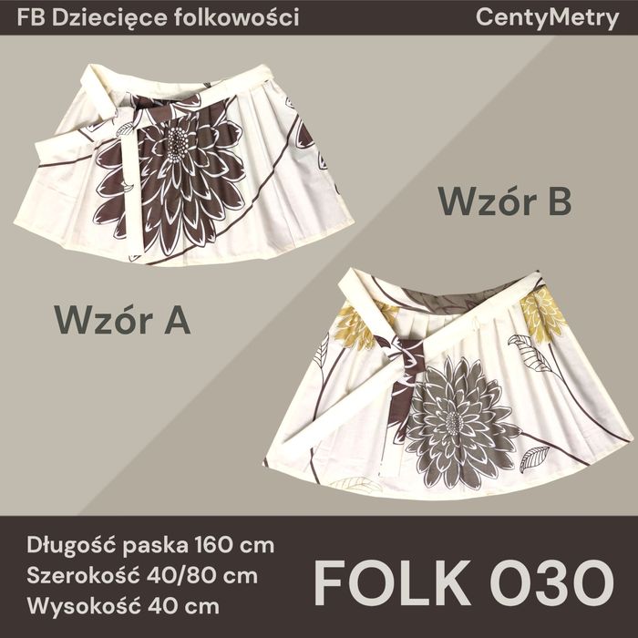 Fartuszek + chustka beż brąz