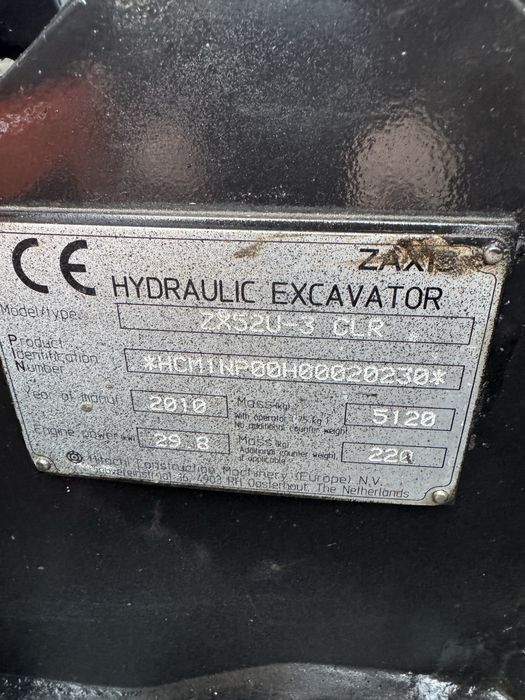 Mini giratoria hitachi