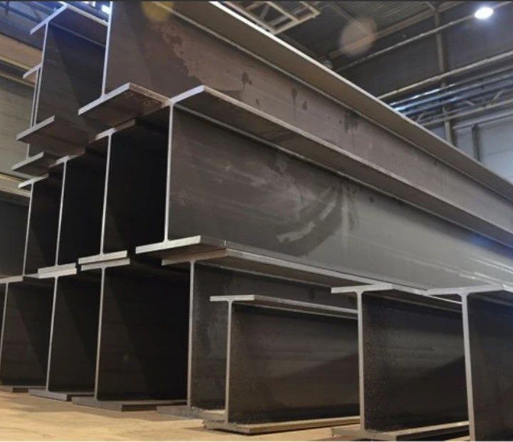 Vigas ferro em H aço estrutural