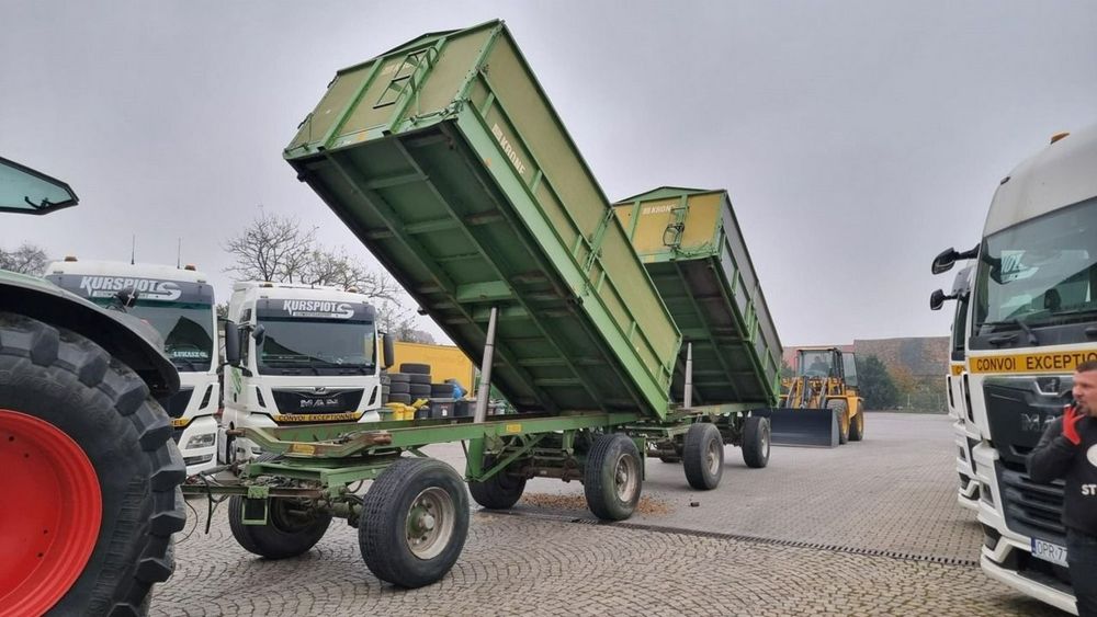 Krone KRONE DK225 / 16  Przyczepa Krone wywrotka 3 stronna kipper 16 t DMC