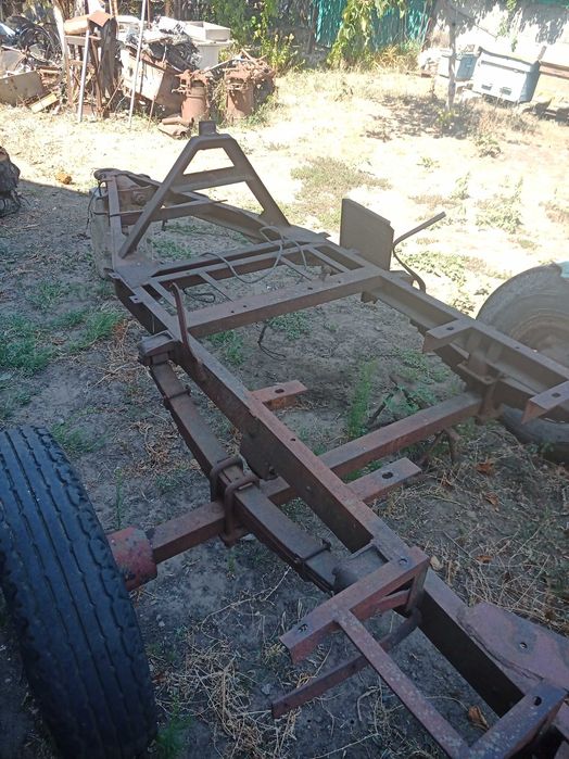 Рама одноосного прицепа , для трактора, колеса газ. Обмен