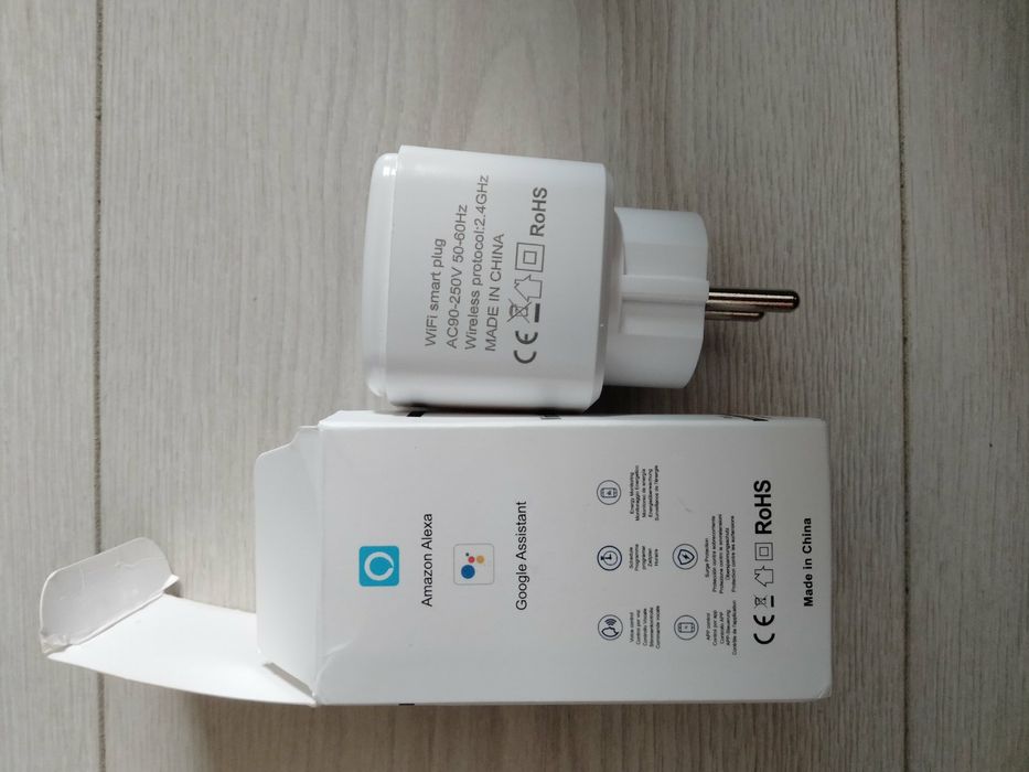 Розумна розетка з Wi-Fi  16A EU з монітором живлення пра