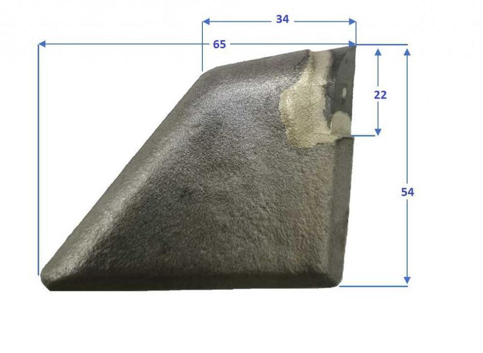 Zęby wiertnicze RT1, RT2, RT3, Shark