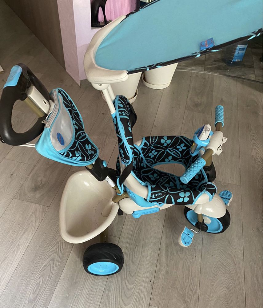Smart trike blue and cheap white
