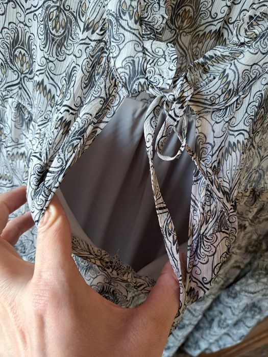 Sukienka szara, wzory , S , top Secret