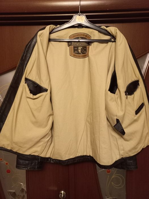 Куртка кожаная aviators higwayman