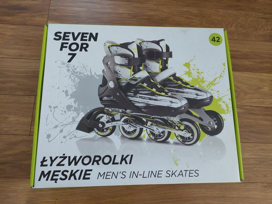 Łyżworolki, rolki męskie rozm.42