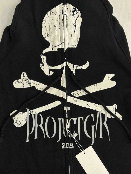Project Grailz GR Mastermind zip up чорна зіпка зипка фулл худи кофта