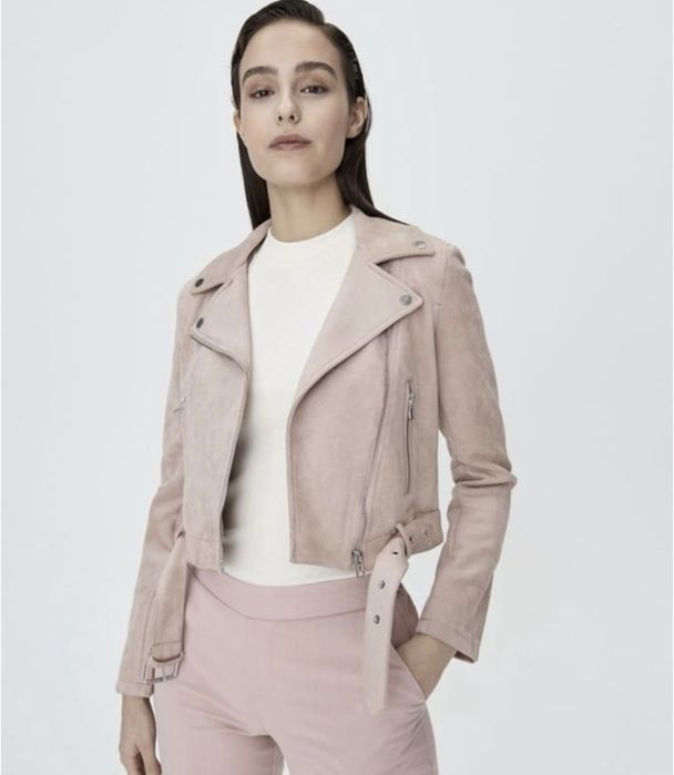 Куртка Zara замшевая