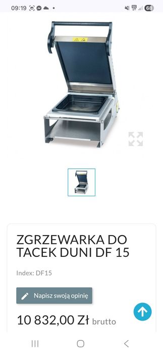 Zgrzewarka do tacek, zgrzewarka do pojemników do dań na wynos