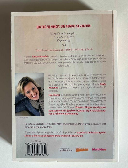 „Kiedy odszedłeś” – Jojo Moyes