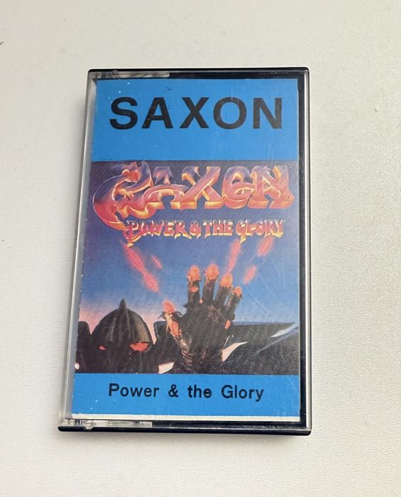 Saxon Power and the glory kaseta magnetofonowa lata 80