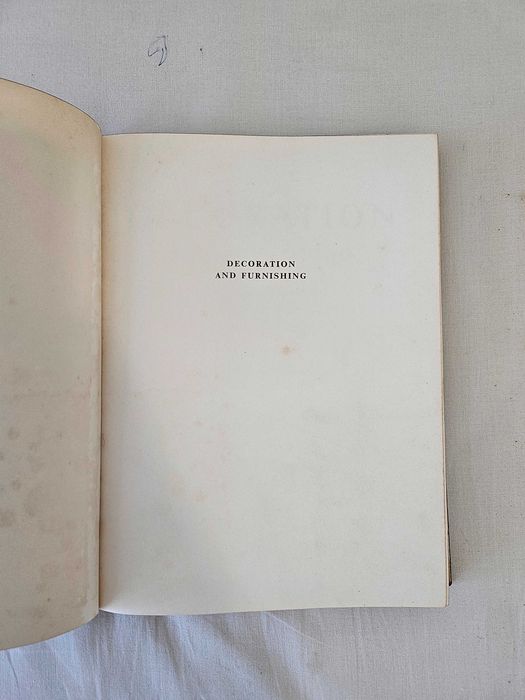 Decoration and Furnishing: Materials and Practice (1960)