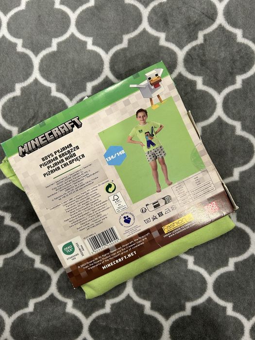 Nowa piżama Minecraft święta mikołajki chłopięca 134/140 prezent