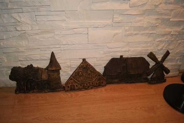 Płaskorzeźby ceramika ręcznie malowana