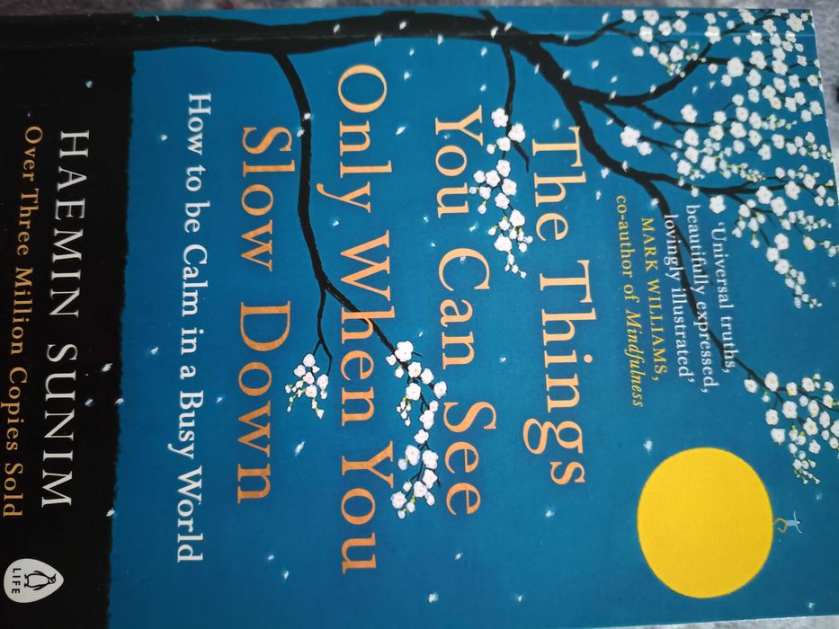 Haemin Sunim "The things you can see only when you slow down"