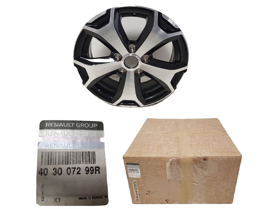 FABRYCZNIE NOWA ORYGINALNA ALUFELGA FELGA ALUMINIOWA RENAULT DACIA 16 x 6.5  J ET50  5 x 114.3
