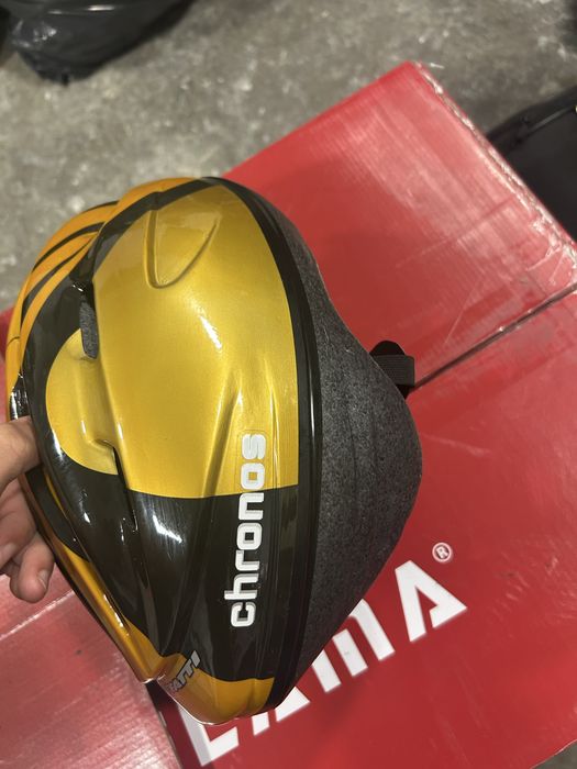 Capacete de Ciclismo Soffatti – Preto e Amarelo