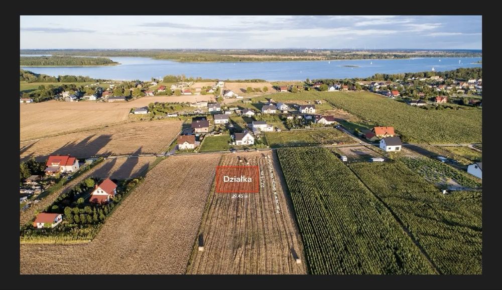 POWIDZ | Dzialka Budowlana 800 m² | spokój, przestrzeń i bliskość  jeziora - More