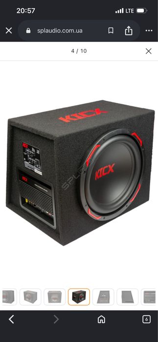 Сабвуфер KICX GT 312 bra