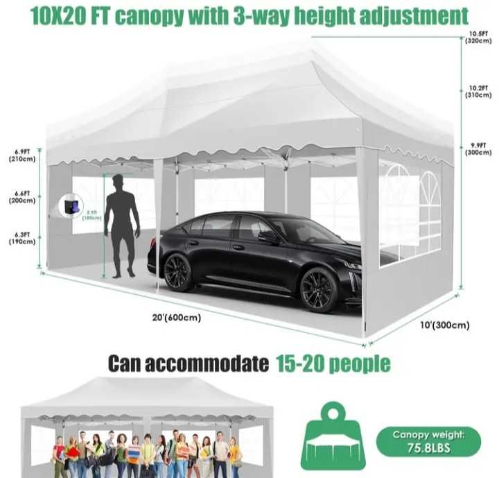 PROMOÇÃO TENDA! POP UP 6X3 COM LATERAIS. Outros tamanhos disponíveis.