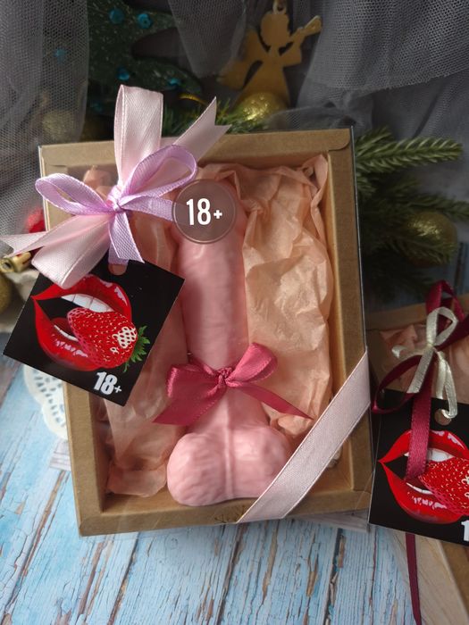 Мило або свічка ручної роботи 18+ Подарунок Член