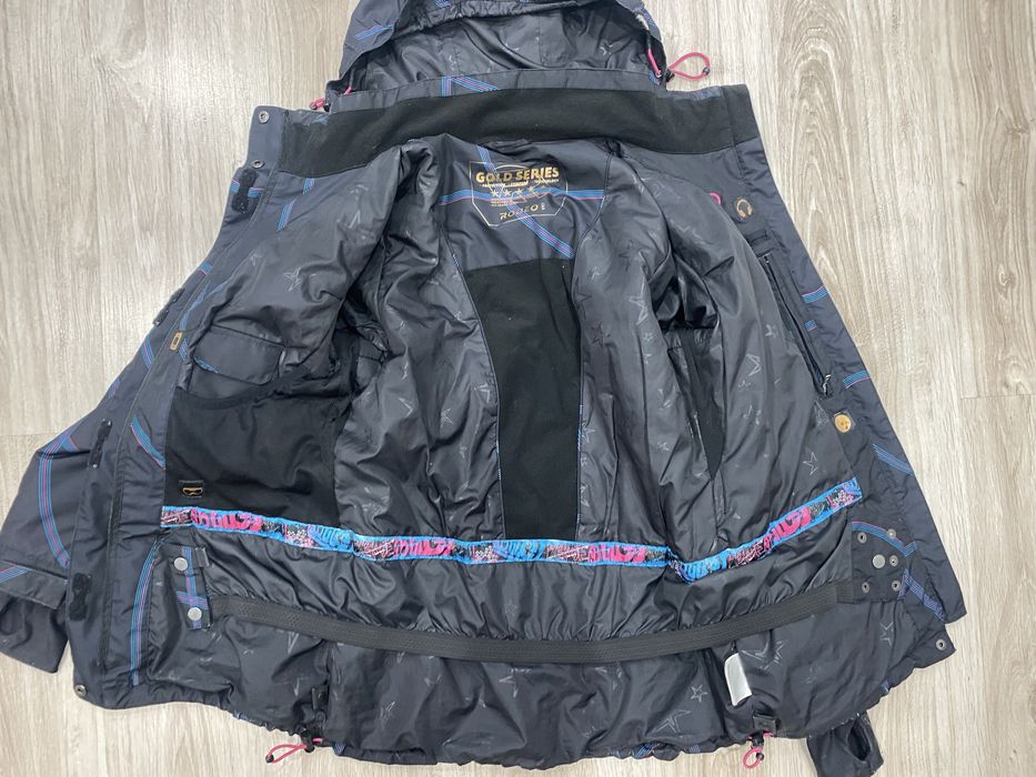 Czarna wodoodporna kurtka na Narty snowboard s-m C&A