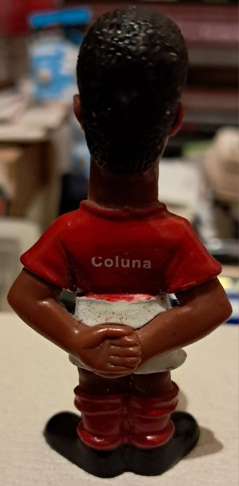 Bonecos em PVC, com 6 cm altura,Coluna e Rui Costa Jogadores do Benfic